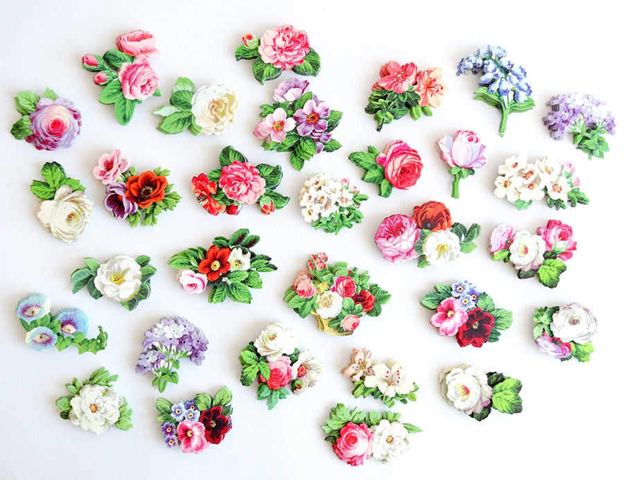 Favorite Flowers 4 Stickers - 120 3D Embellishment Stickers
