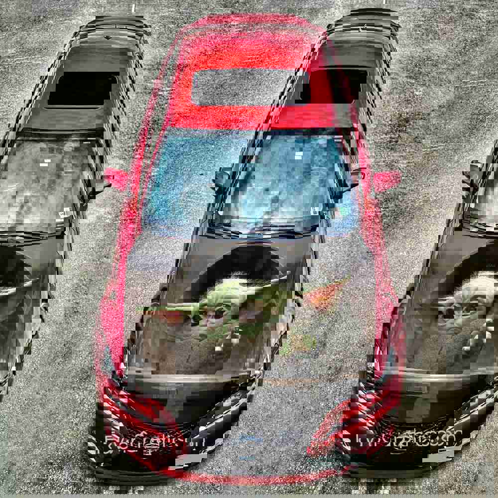 Star Wars Baby Yoda Itasha Car Decal Vinyl Hood Wrap - High Quality Graphic