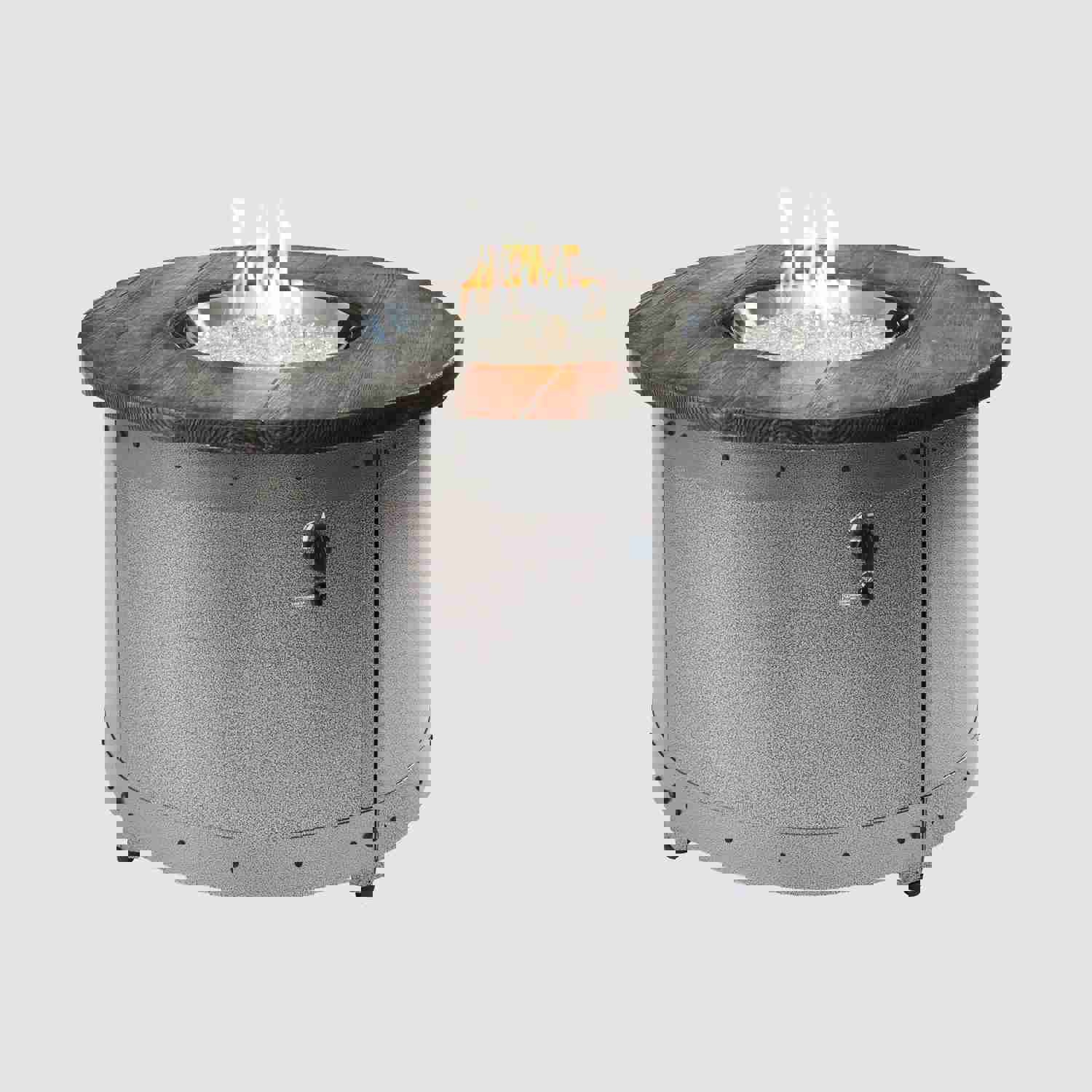 Edison Round Gas Fire Pit Table
