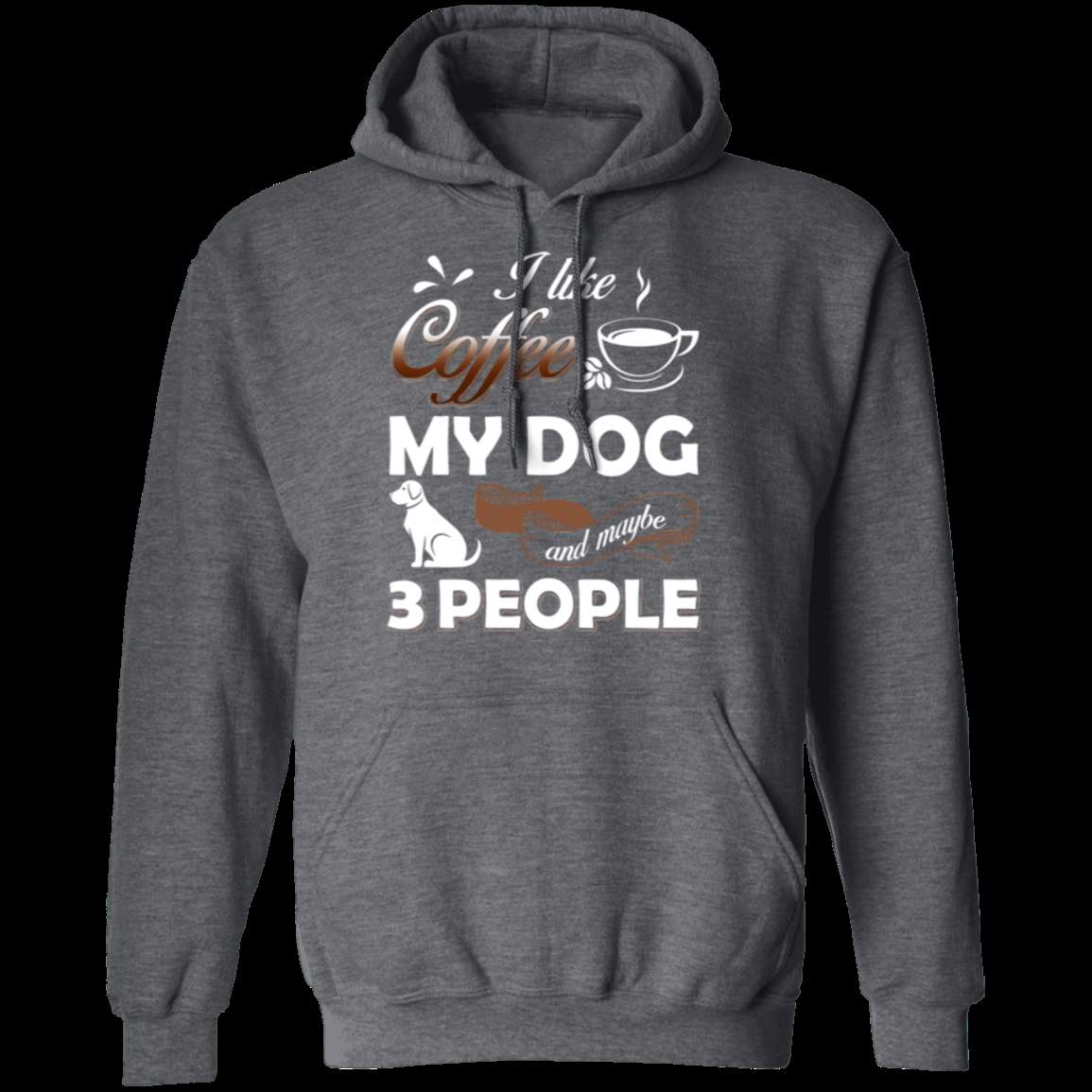 I LIKE COFFEE LADIES Pullover Hoodie - 8 oz Unisex Hoodie with Digital Print
