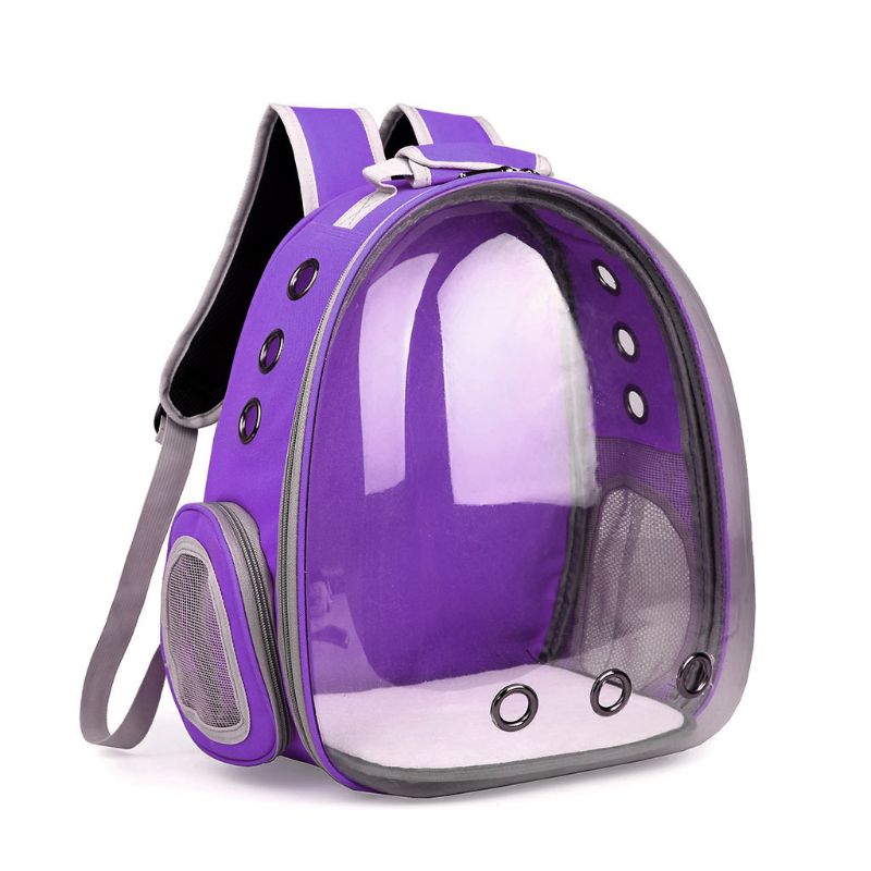 Breathable Transparent Capsule Pet Travel Backpack Carrier for Cats and Puppies