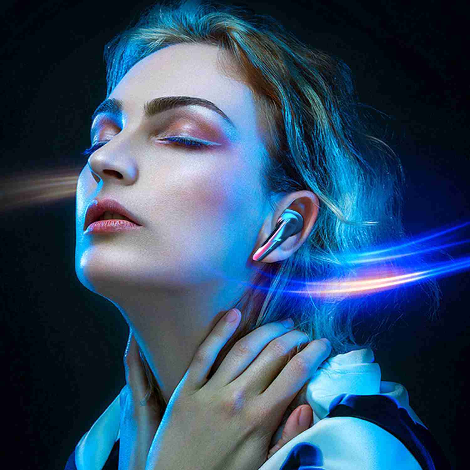 65ms Low Latency Gaming Headphones TWS Bluetooth Headset with Microphone