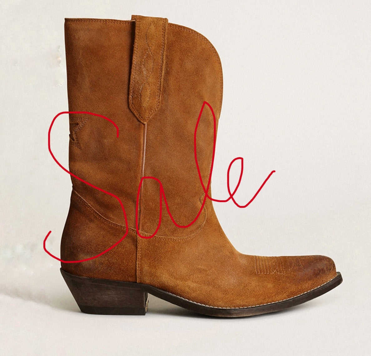 GG Wish Star Low Suede Boot Rhum