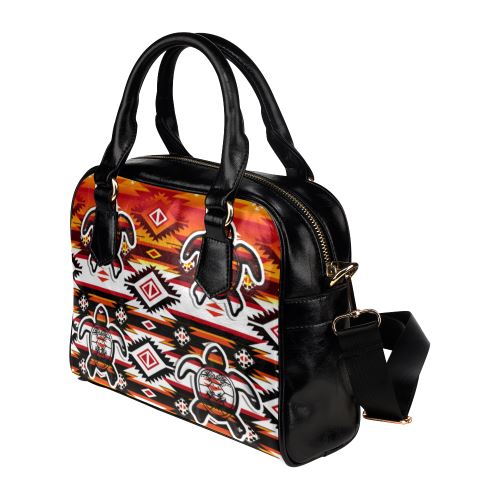 Adobe Fire Turtle Shoulder Handbag