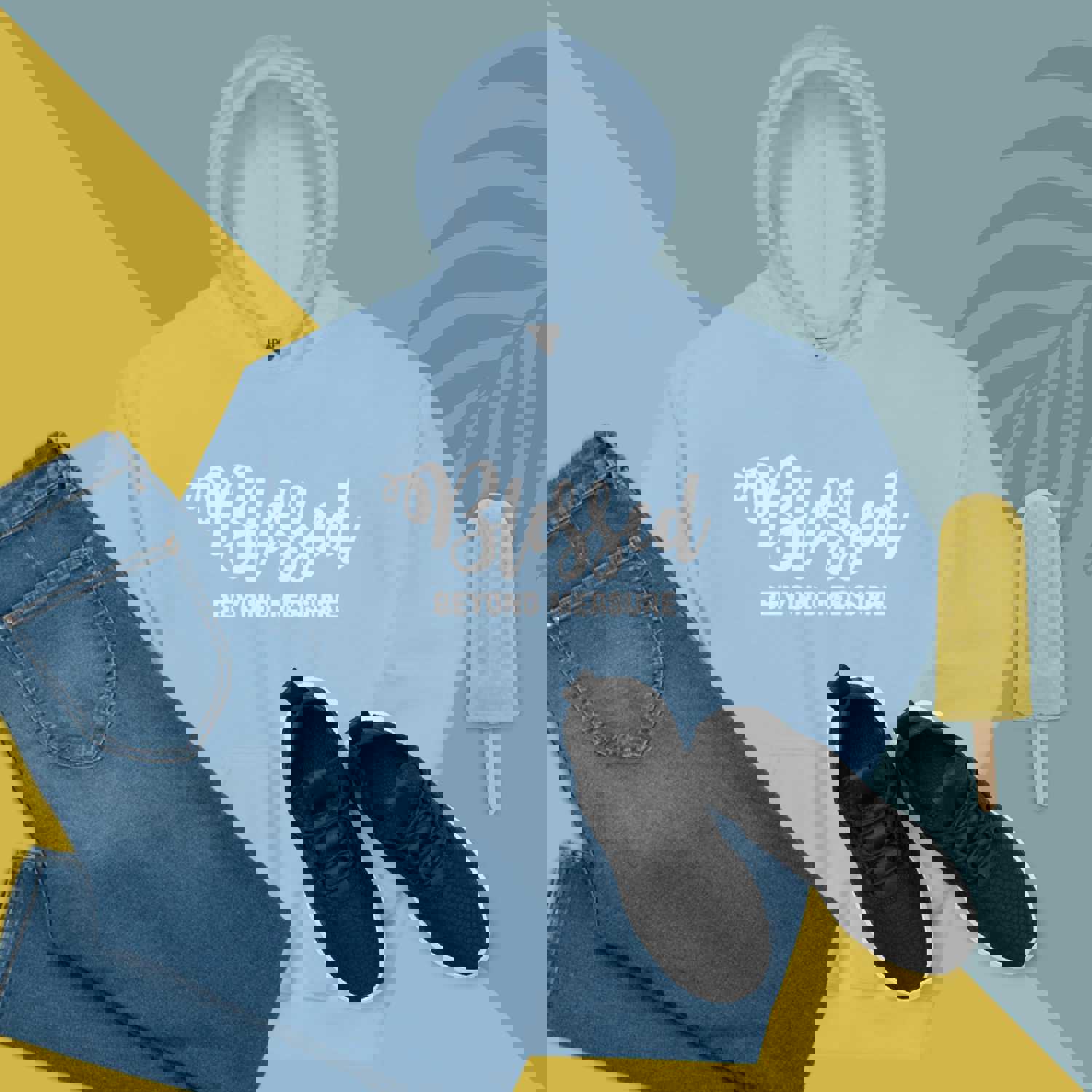 F&H Christian Blessed Beyond Favor Women's Hoodie