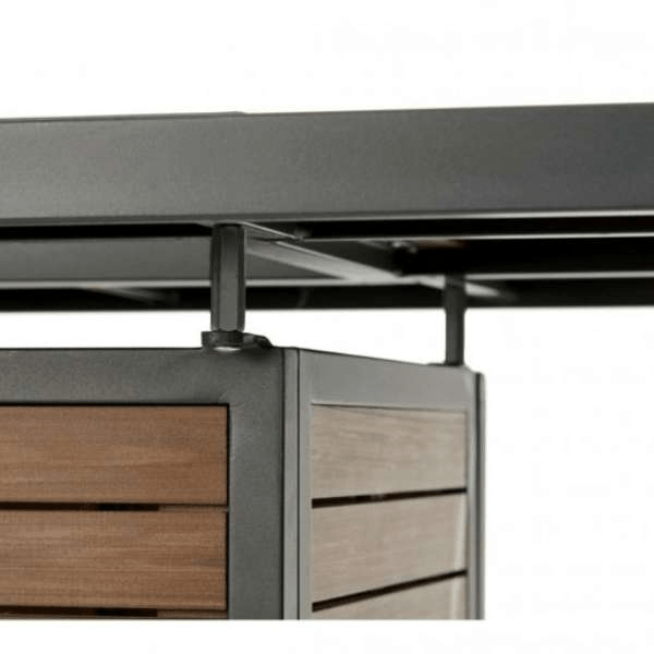 The Outdoor GreatRoom Brooks Rectangular Gas Fire Pit Table BRK-1224-19-K