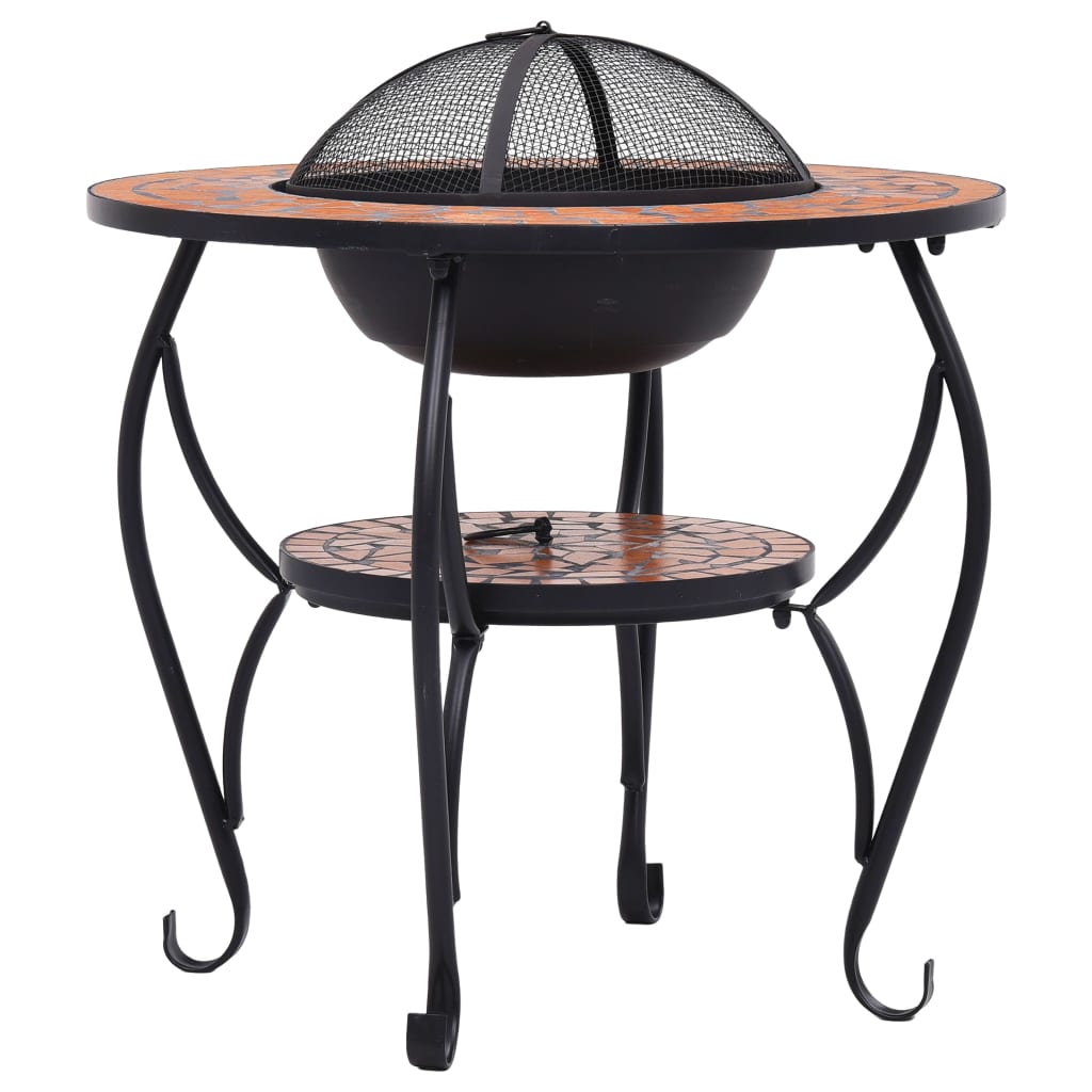 Outdoor Fire Pit Table Fireplace for Camping and Picnic