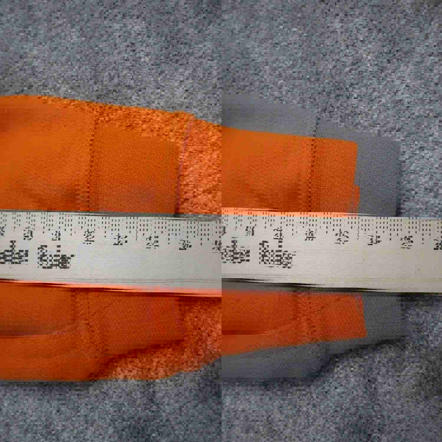 The North Face Men's Orange Pullover Hoodie Sweatshirt - Size Medium