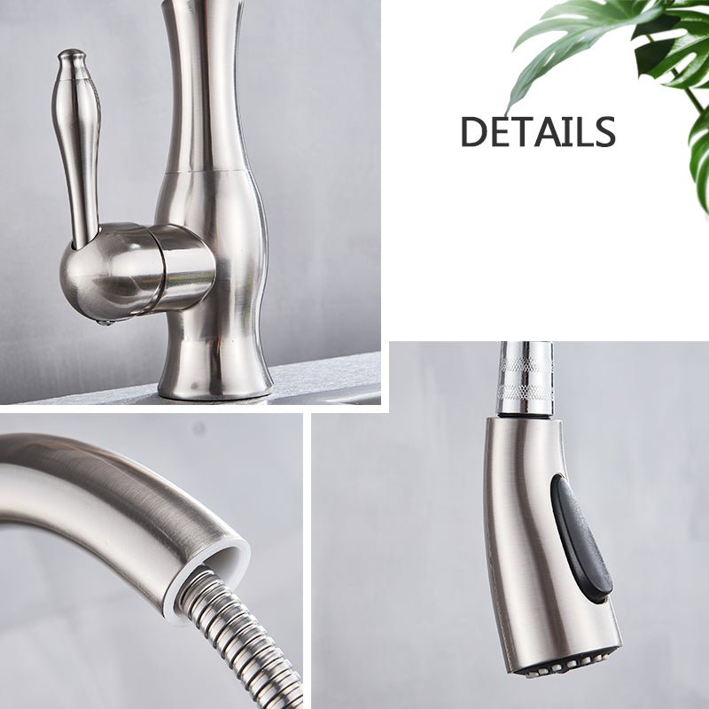 MIRODEMI® Pull Out Rotation High Arch Kitchen Sink Faucet