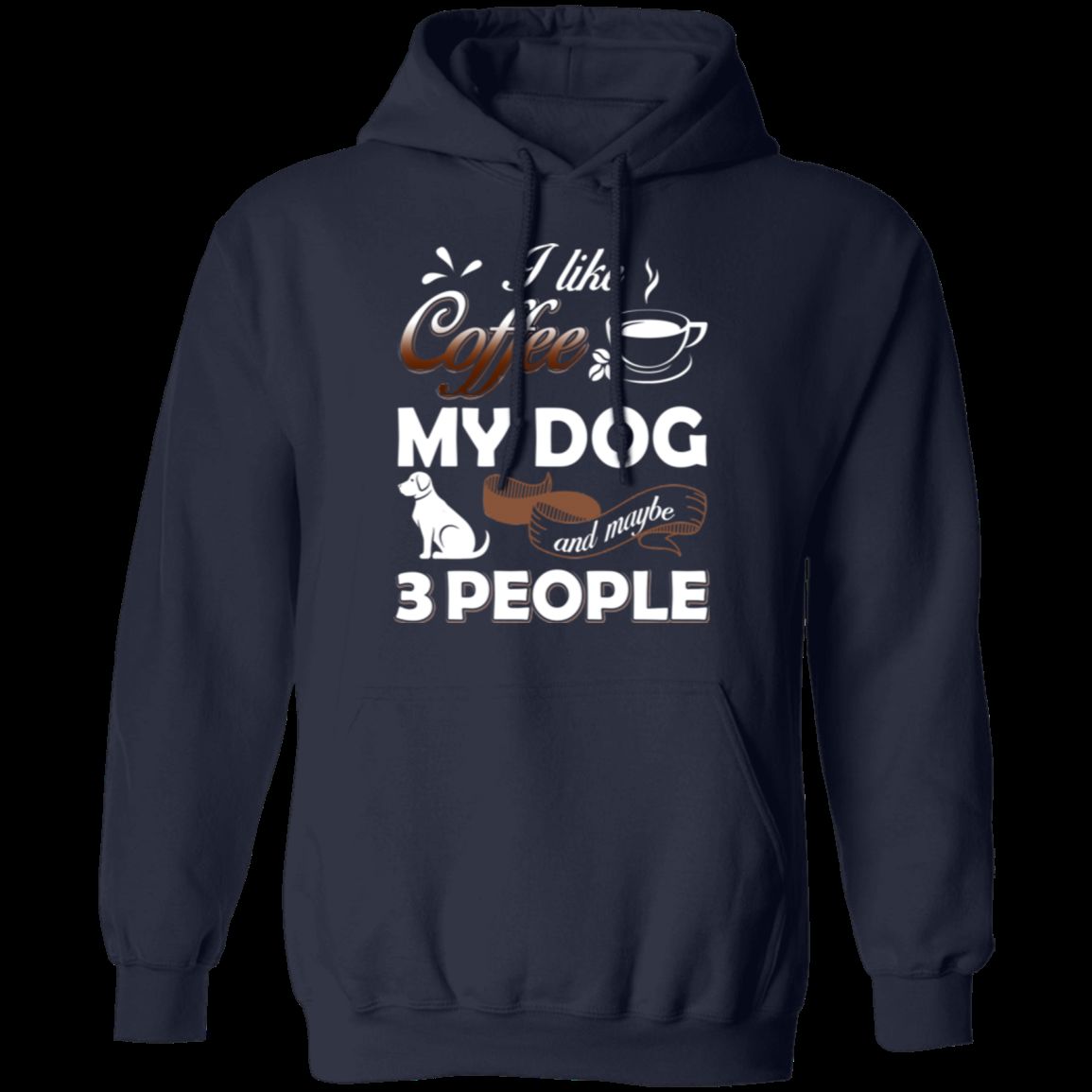 I LIKE COFFEE LADIES Pullover Hoodie - 8 oz Unisex Hoodie with Digital Print