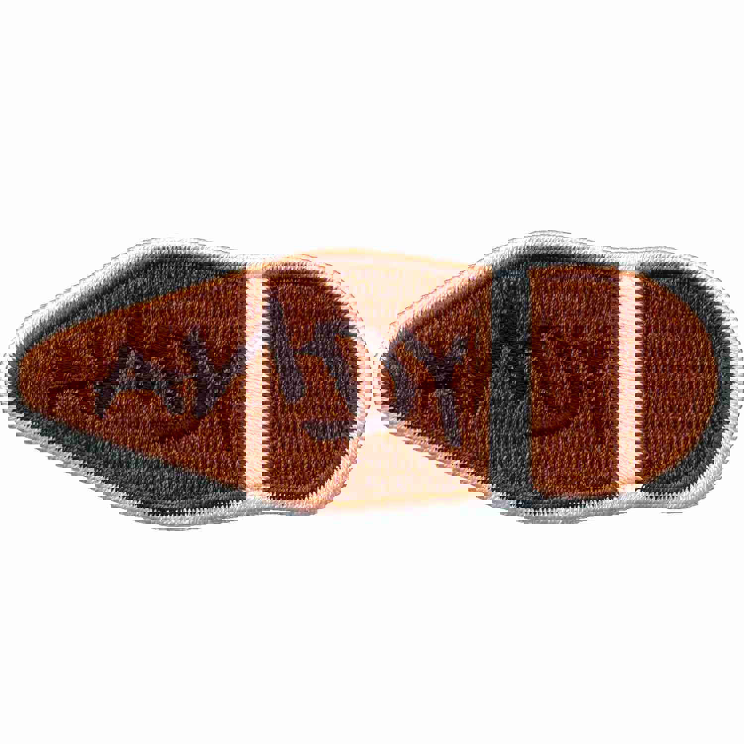 Cowboy Boot Bottom ANDY Embroidered Iron On Patch