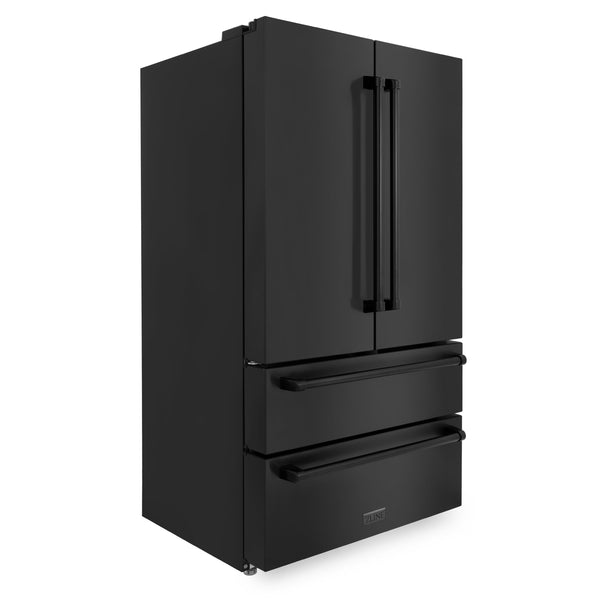 ZLINE 36 22.5 cu. ft Freestanding French Door Refrigerator with Ice Maker in Fingerprint Resistant Stainless Steel