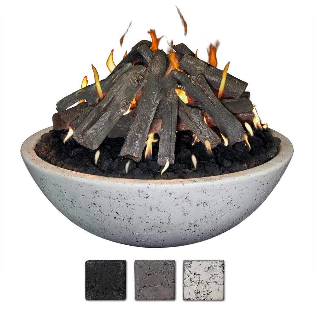 Grand Canyon 39 x 13 Tee-Pee Gas Burner Fire Pit Bowl FB3913-TP