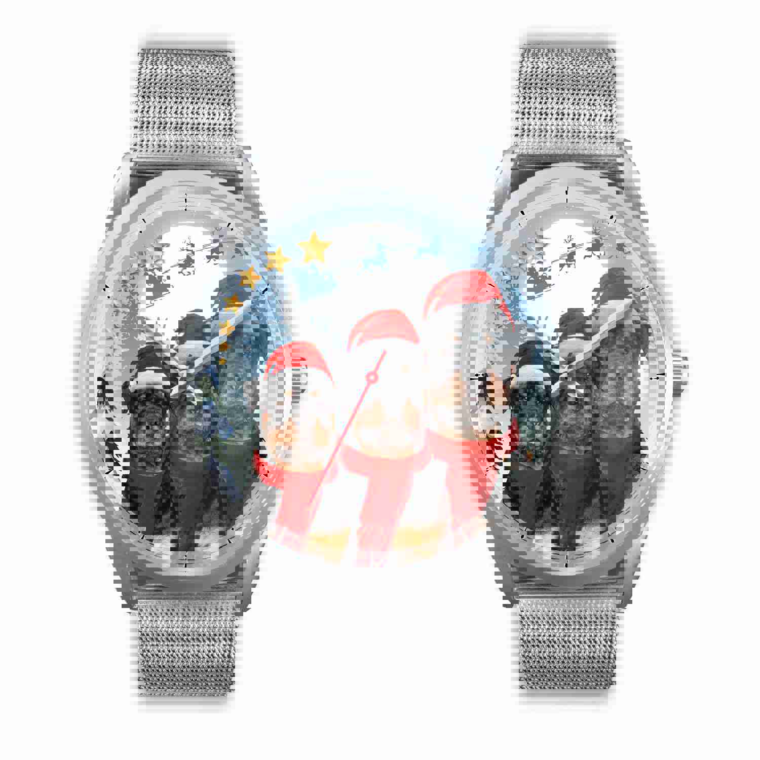 Cute Rottweiler Christmas Special Wrist Watch