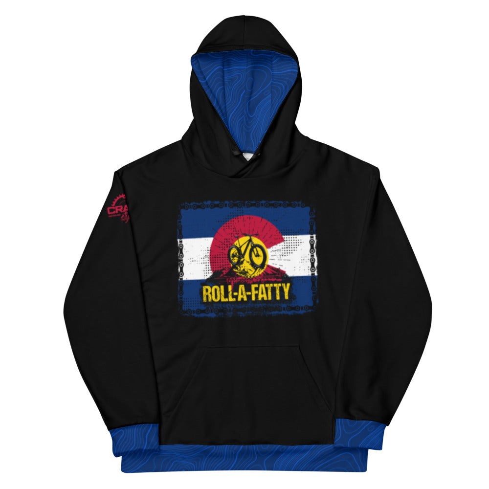 RollaFatty Colorado Flag Hoodie - Unisex Comfortable Hoodie with Vibrant Print