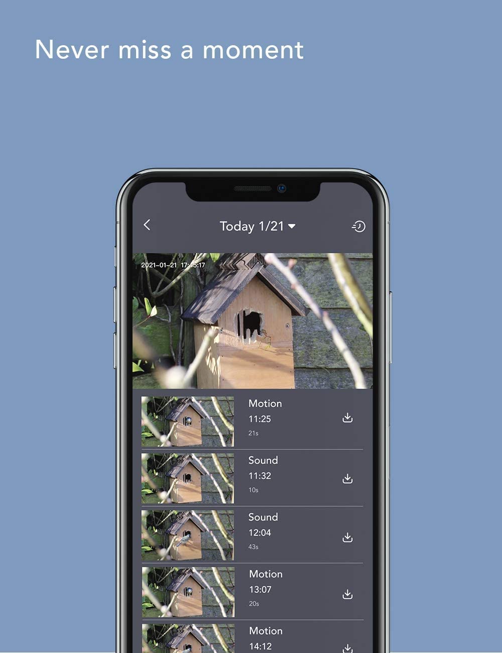 Nooie Outdoor Security Camera, 1080P Night Vision, 2.4G WiFi, IP66 Weatherproof, 2-Way Audio, Motion Detection