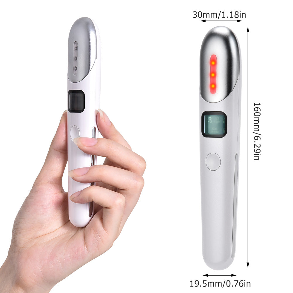 EMS Eye Vibration Massager - 4-in-1 Eye Beauty Device for Wrinkle Removal & Skin Tightening