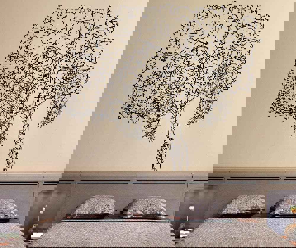 Vinyl Wall Decal Sticker Flower Tree #1498 - Removable & Easy to Apply