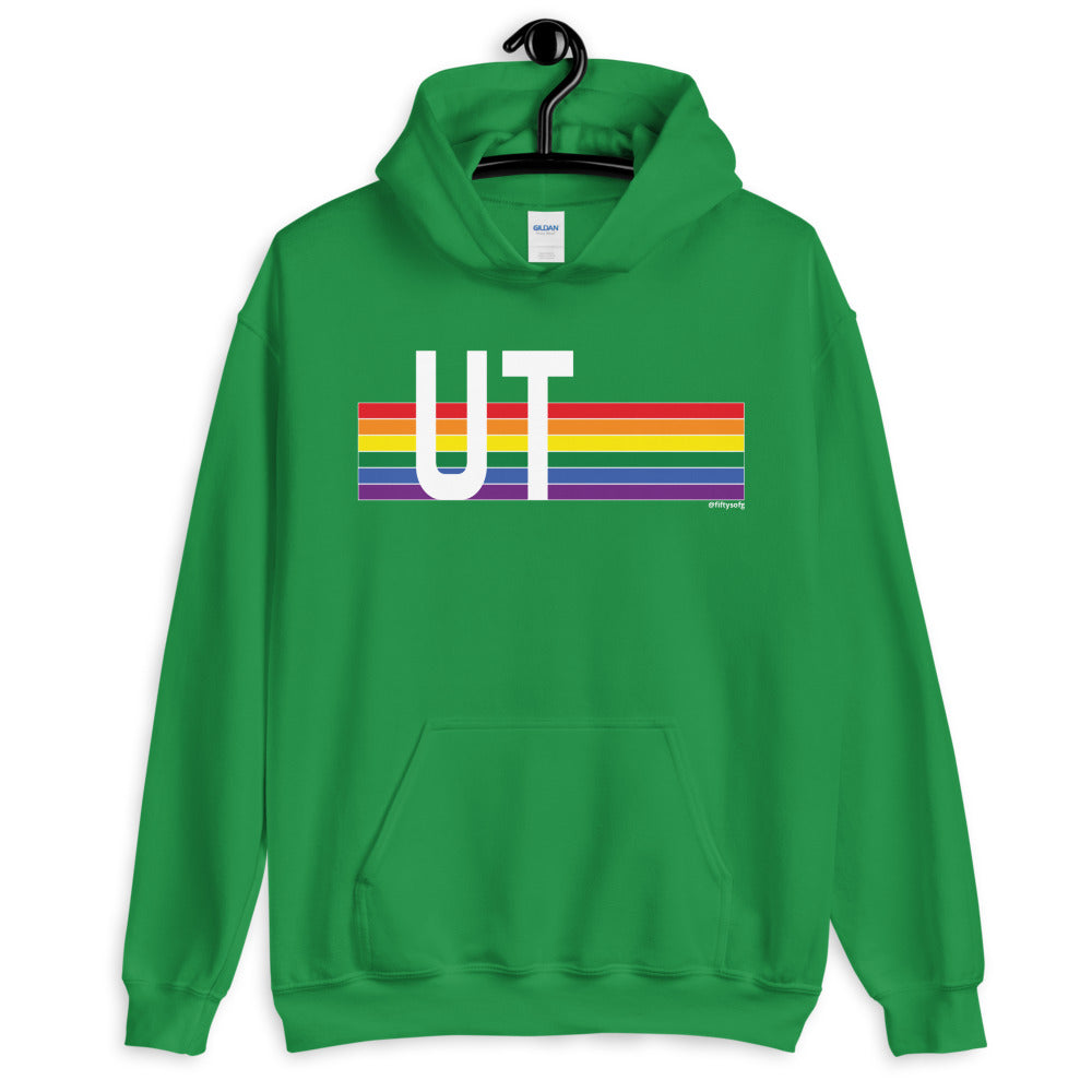 Utah Pride Retro Rainbow - Unisex Hoodie