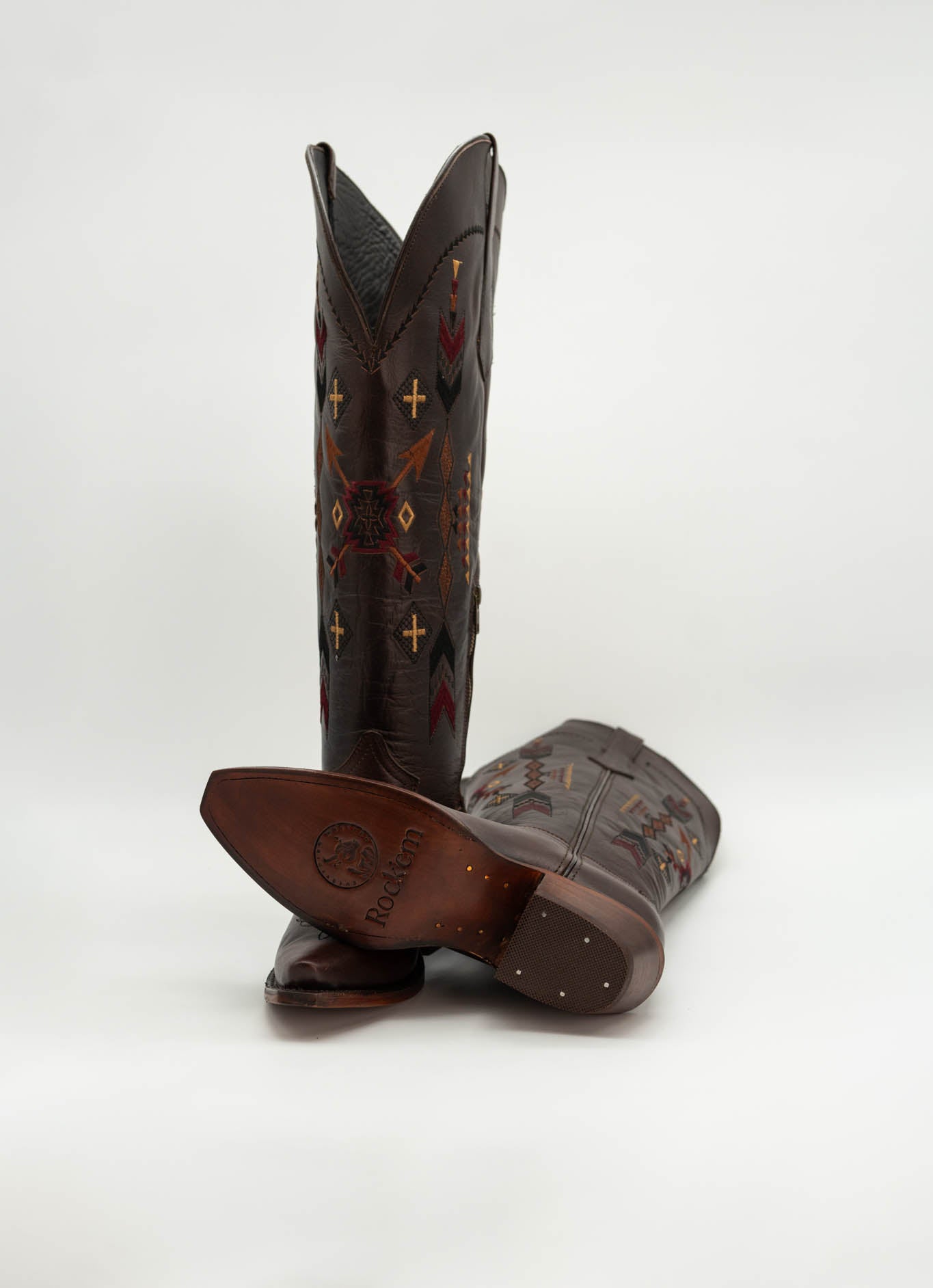 Azteck Edition Wide Calf Friendly Tall Cowgirl Boot