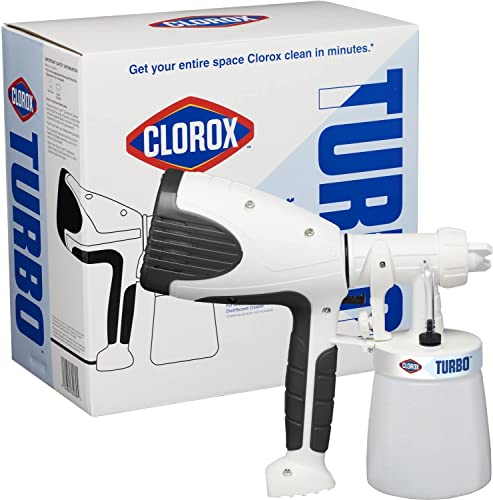 CloroxPro Turbo Handheld Power Sprayer for Small Businesses, Lightweight Healthcare and Industrial Cleaning