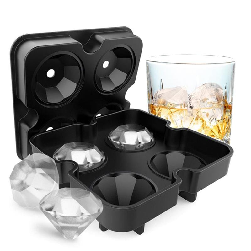 Creative Diamond Shape Silicone Ice Cube Maker