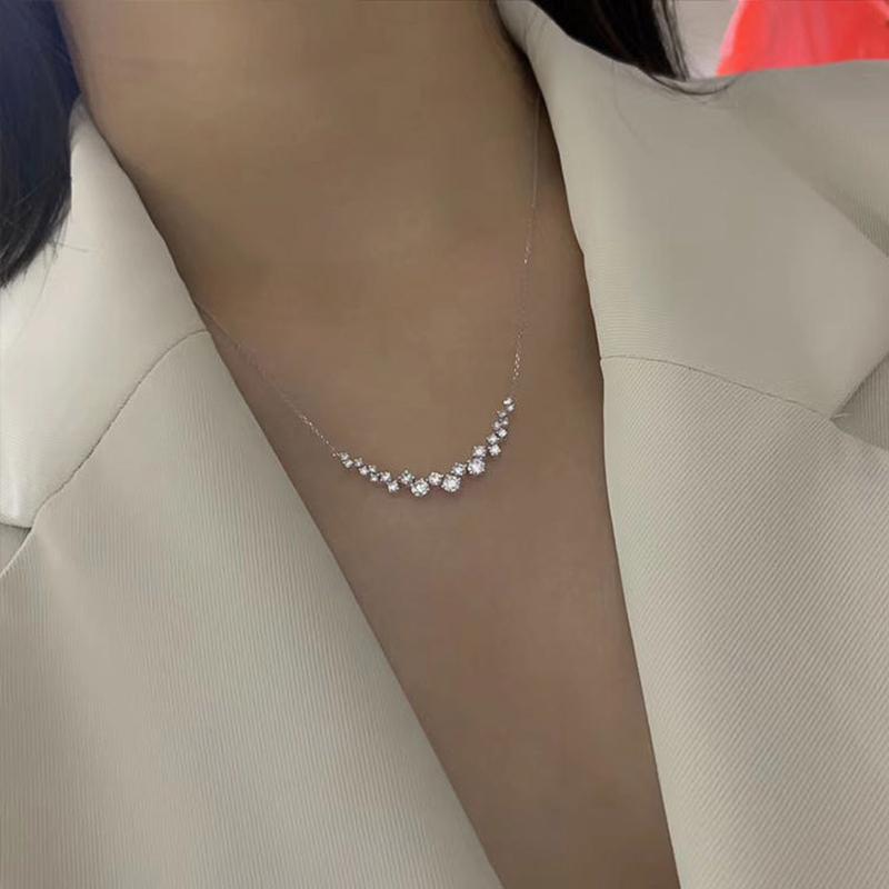 The Julia Bohemia Necklace - 925 Sterling Silver with Cubic Zirconia