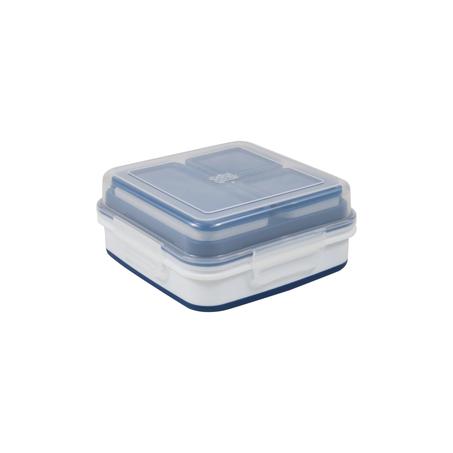 COOL GEAR 3-Pack Expandable Bento Containers for Salad, Lunch, Snacks & Travel