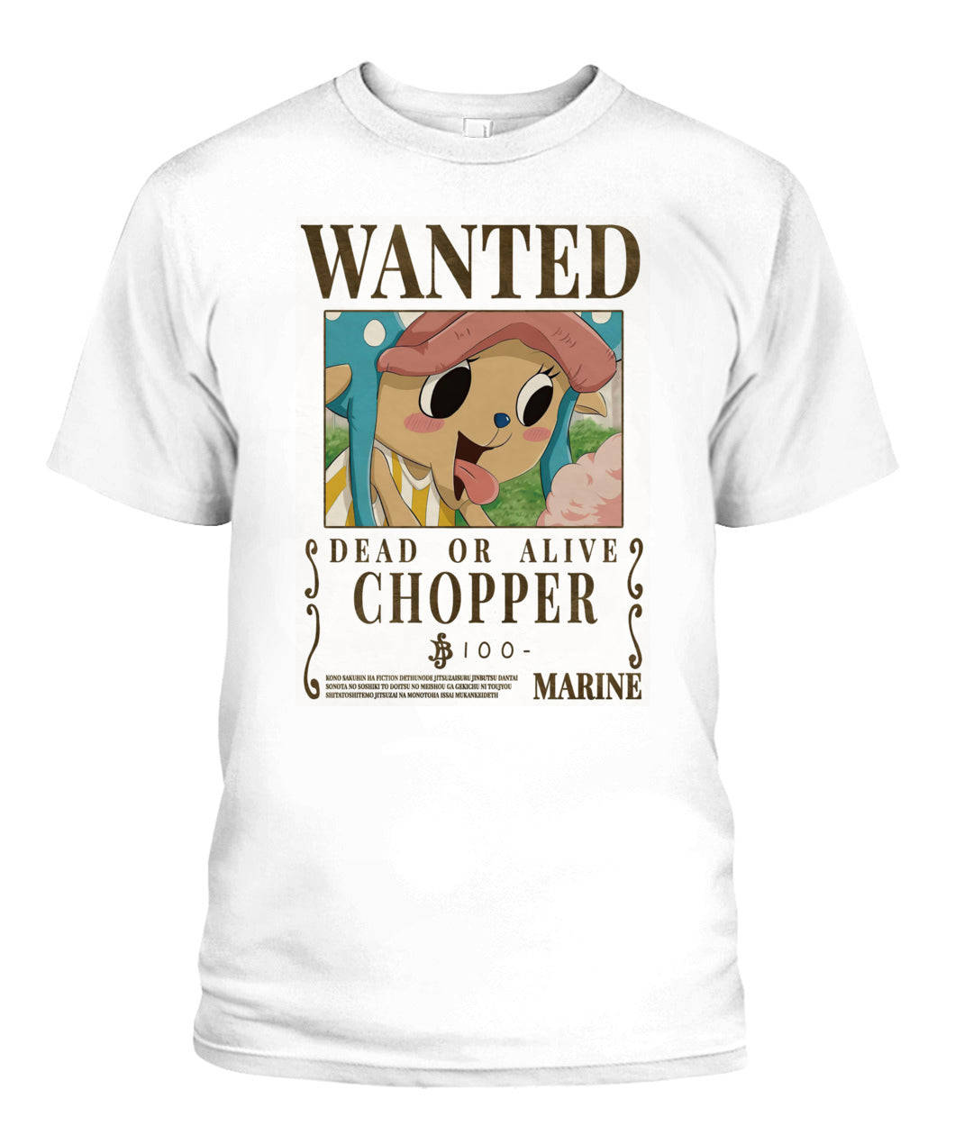 Chopper Wanted Custom Graphic Apparel - Unisex Classic Fit Cotton T-Shirt