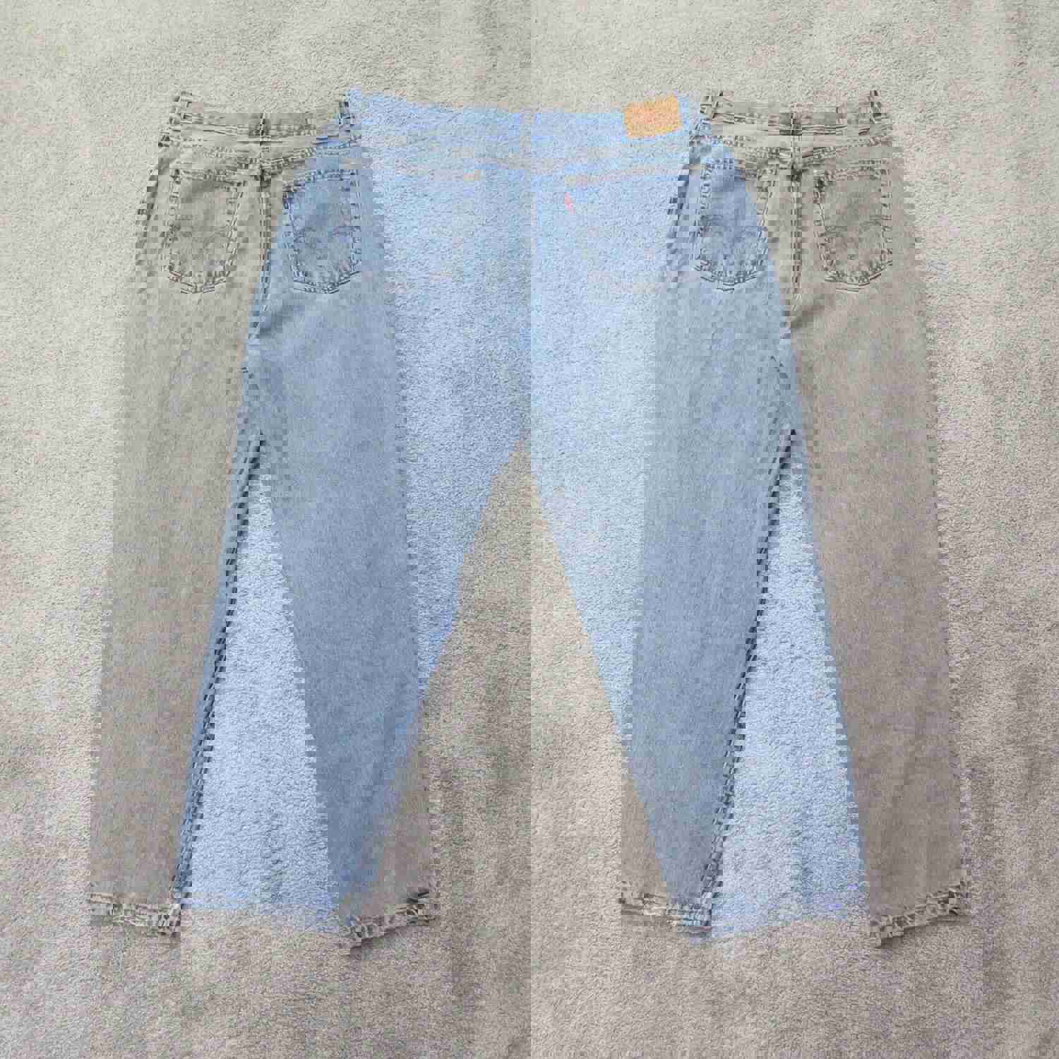 Levis 550 Jeans Mens 20S Blue Denim Stretch Straight Leg Outdoor 100% Cotton