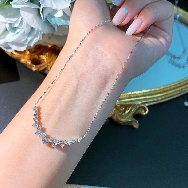The Julia Bohemia Necklace - 925 Sterling Silver with Cubic Zirconia