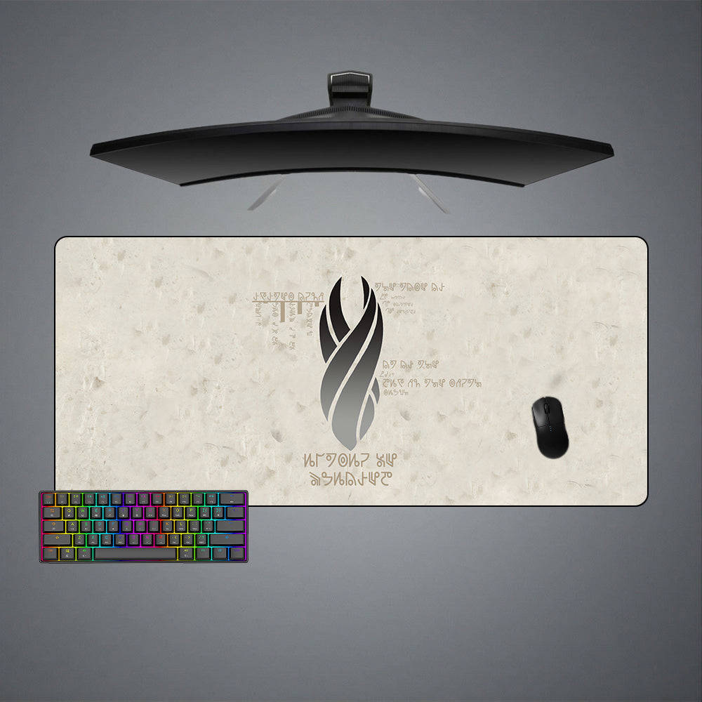 Dead Space Dark Marker Design Gaming Mouse Pad - M-XXL Size for Computer Desk