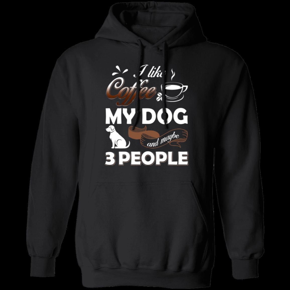 I LIKE COFFEE LADIES Pullover Hoodie - 8 oz Unisex Hoodie with Digital Print