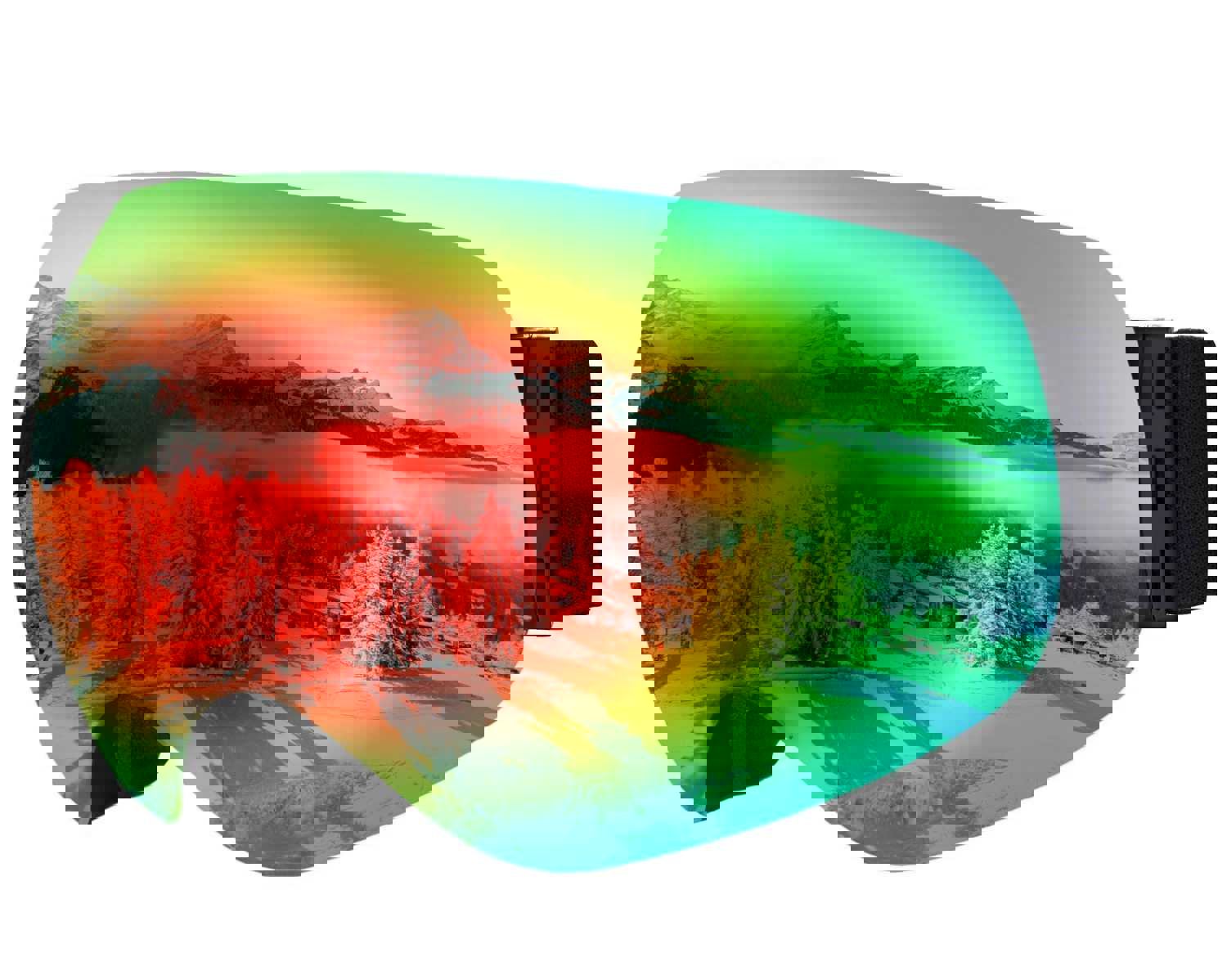 Tough Outdoors Ski & Snowboard Goggles - OTG Snow Glasses with Anti-Fog & UV400 Protection