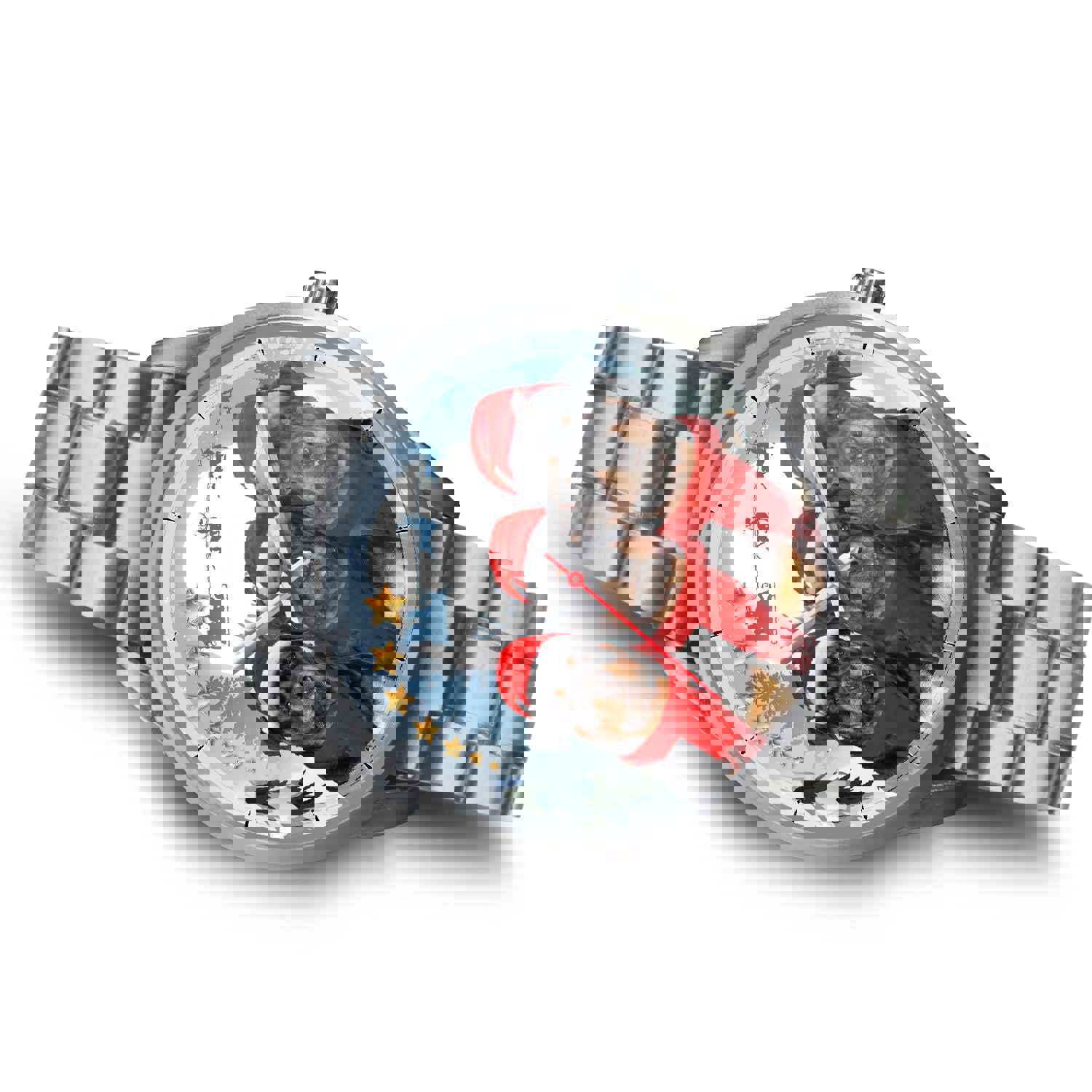 Cute Rottweiler Christmas Special Wrist Watch