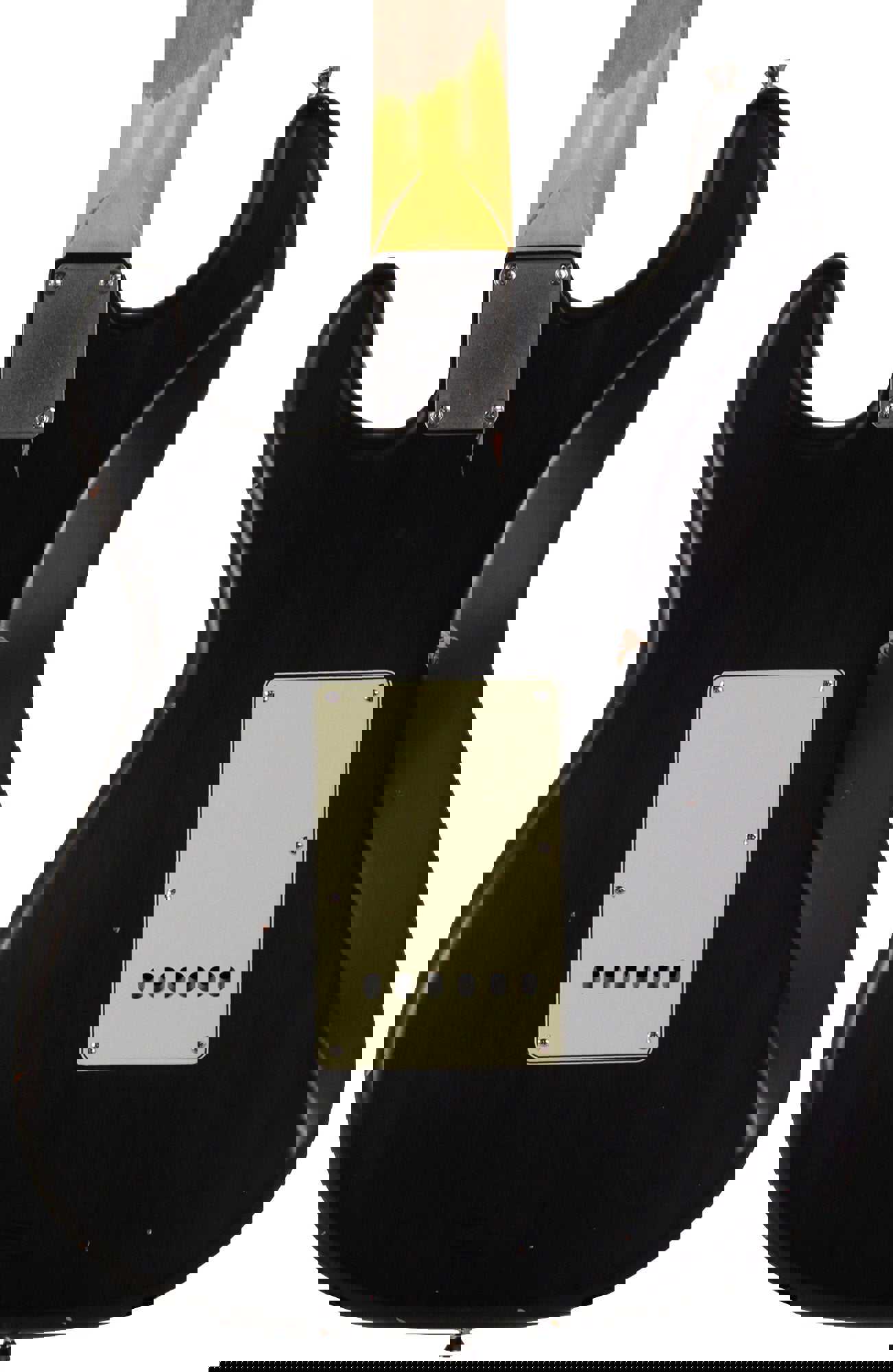 Nash S-63 HSS Guitar, Black, Light Aging - Vintage Strat Model