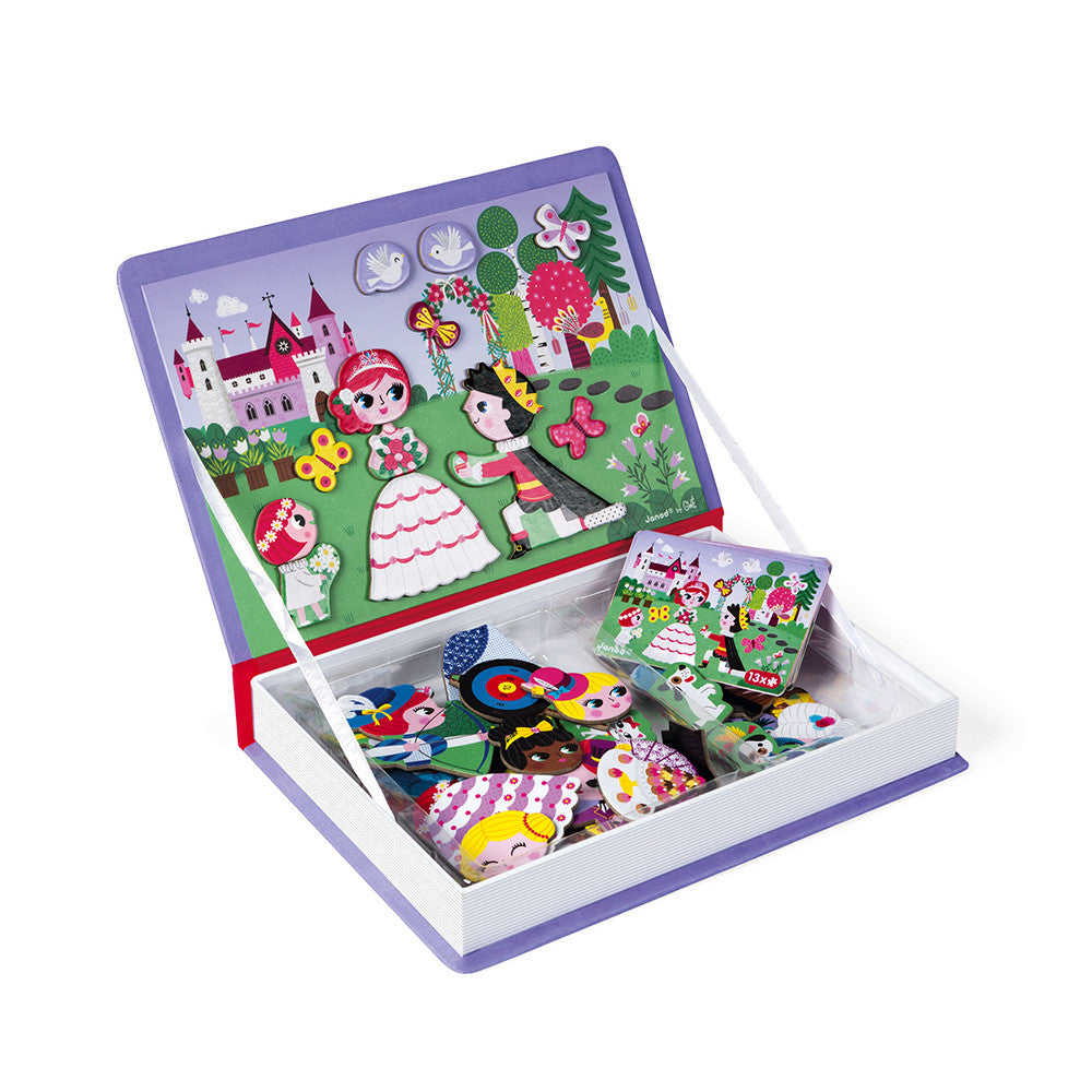 MAGNETIBOOK PRINCESSES - 55 Magnetic Pieces for Creative Play