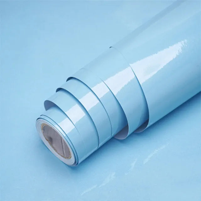 30 Colors PVC Self Adhesive DIY Wallpaper
