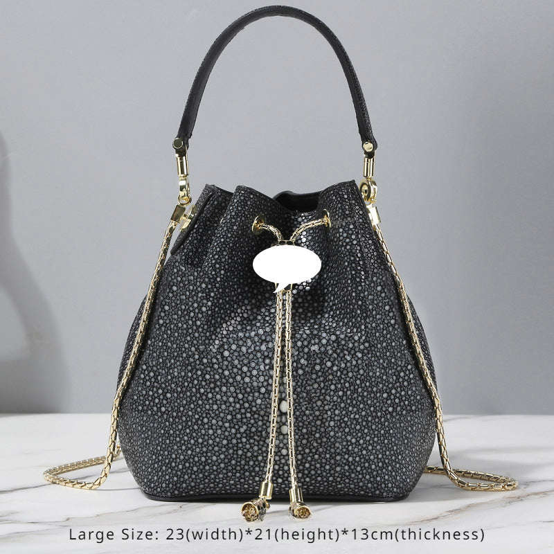 Pearl-Fish-Skin Bags - Large Capacity Women's Crossbody & Shoulder Bags