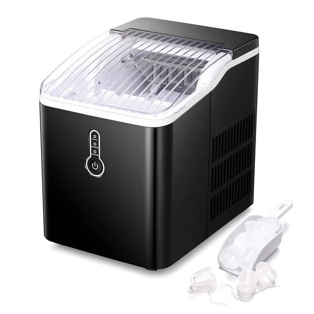 26LB Countertop Ice Maker Machine with Ice Scoop & Basket