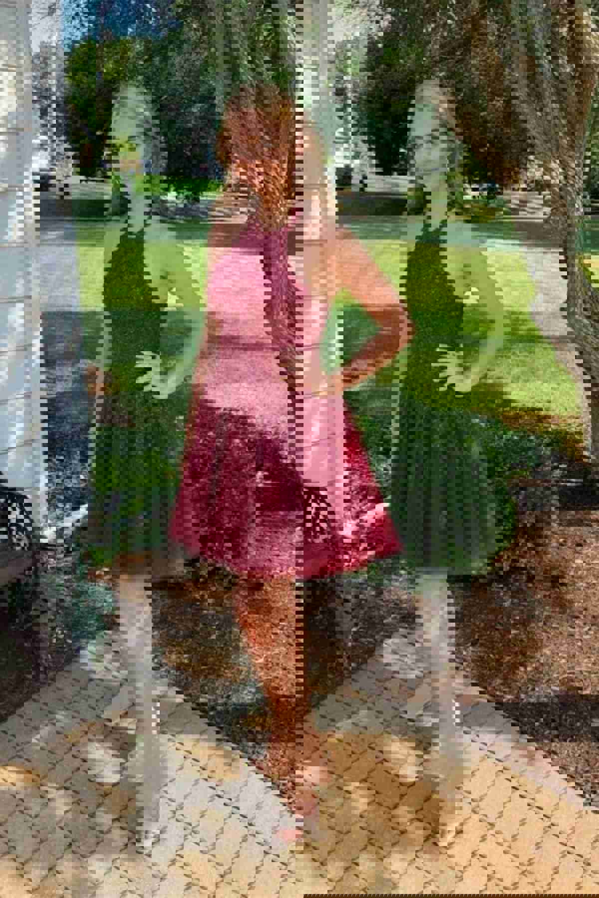 Halter Neck Short Burgundy Lace Prom Dresses, Short Wine Red Lace Graduation Homecoming Dresses