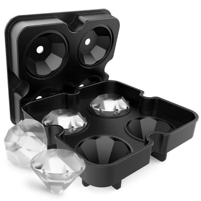Creative Diamond Shape Silicone Ice Cube Maker
