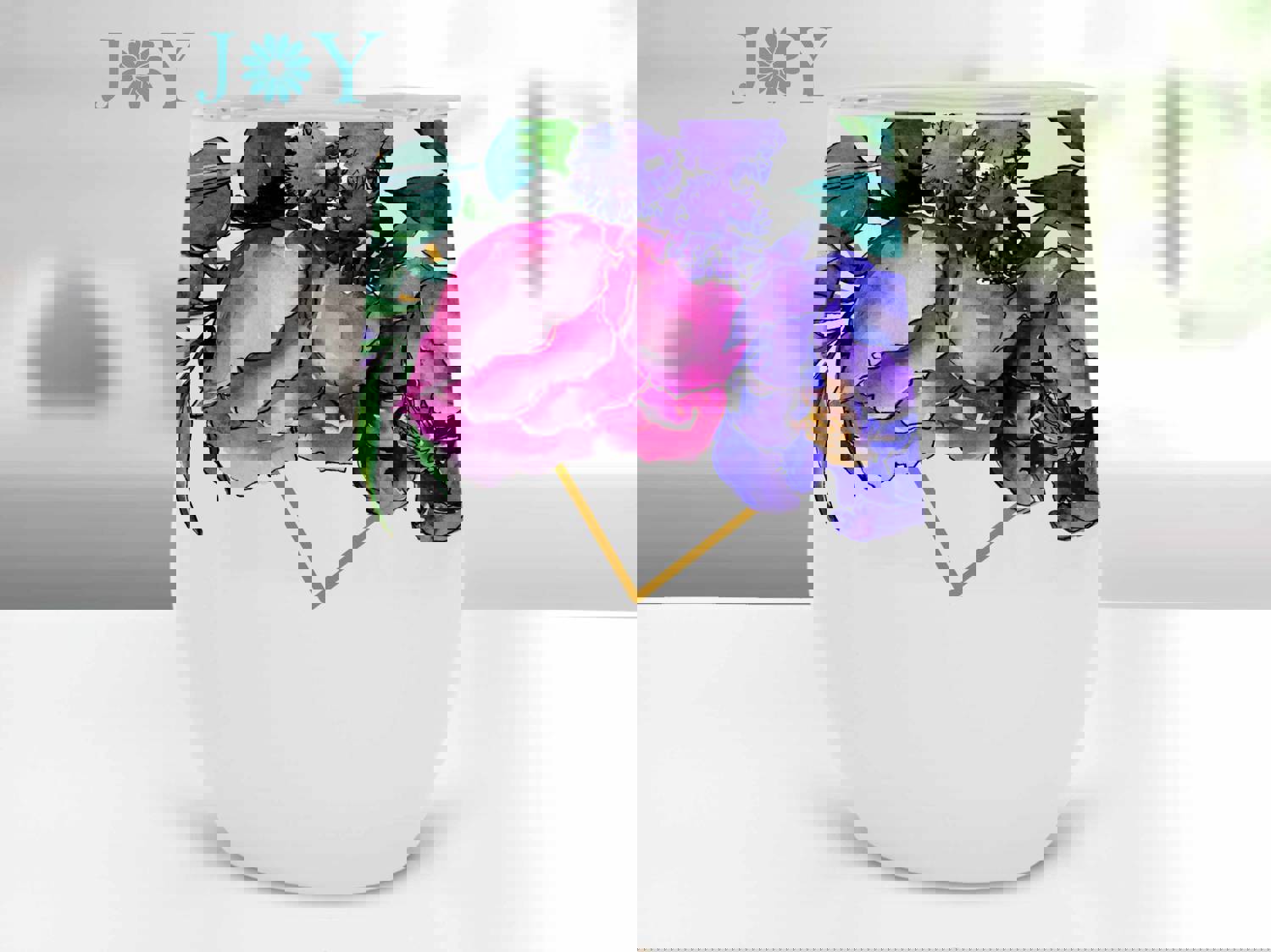 12oz Wine Tumbler Sublimation Design Wraps, Instant Digital Download Templates