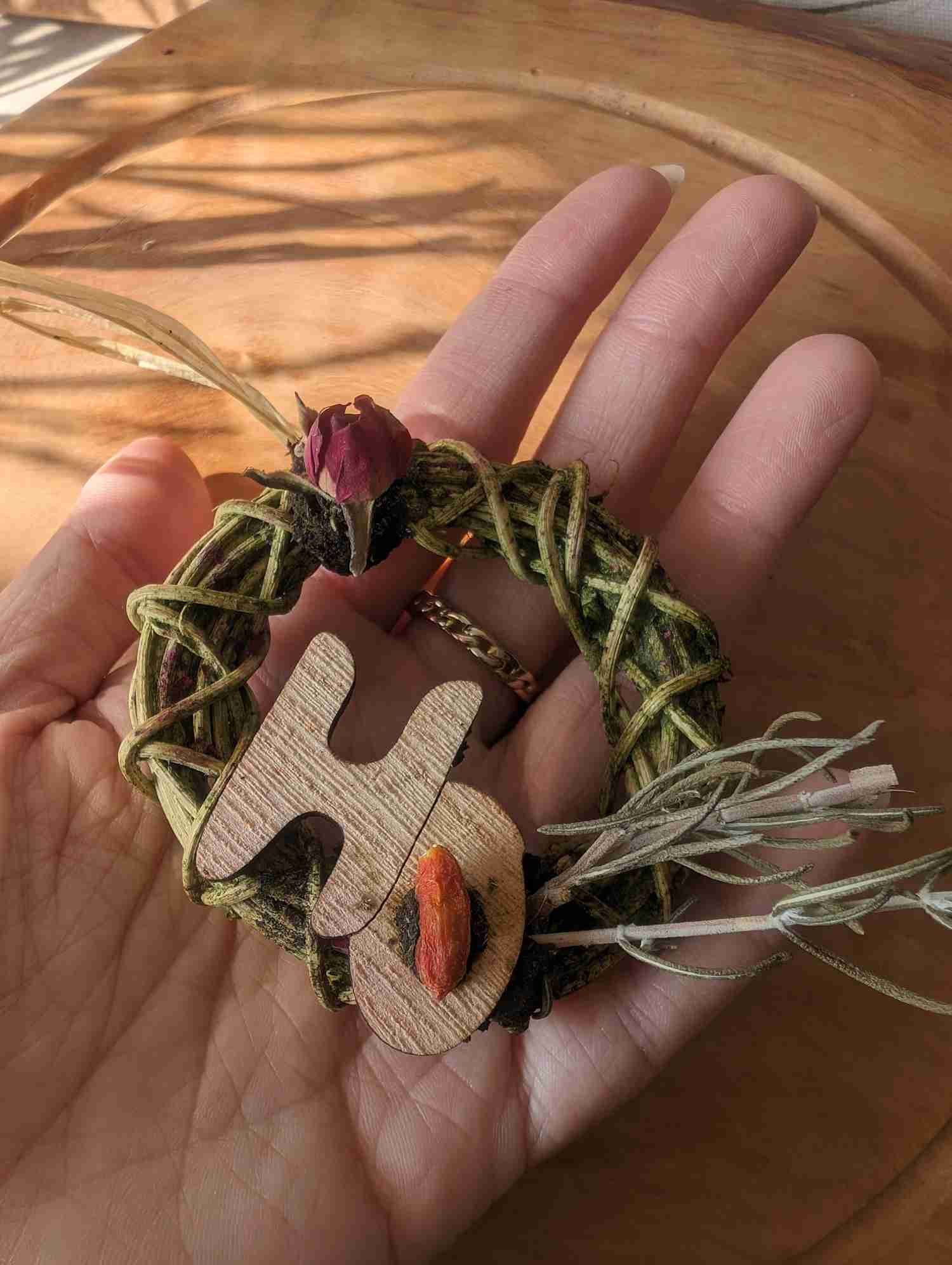 Christmas Wreath | Rabbit Treat and Chew Toy