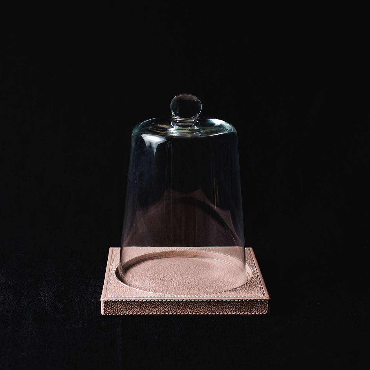 Vow Book Cloche Display – Dusty Rose