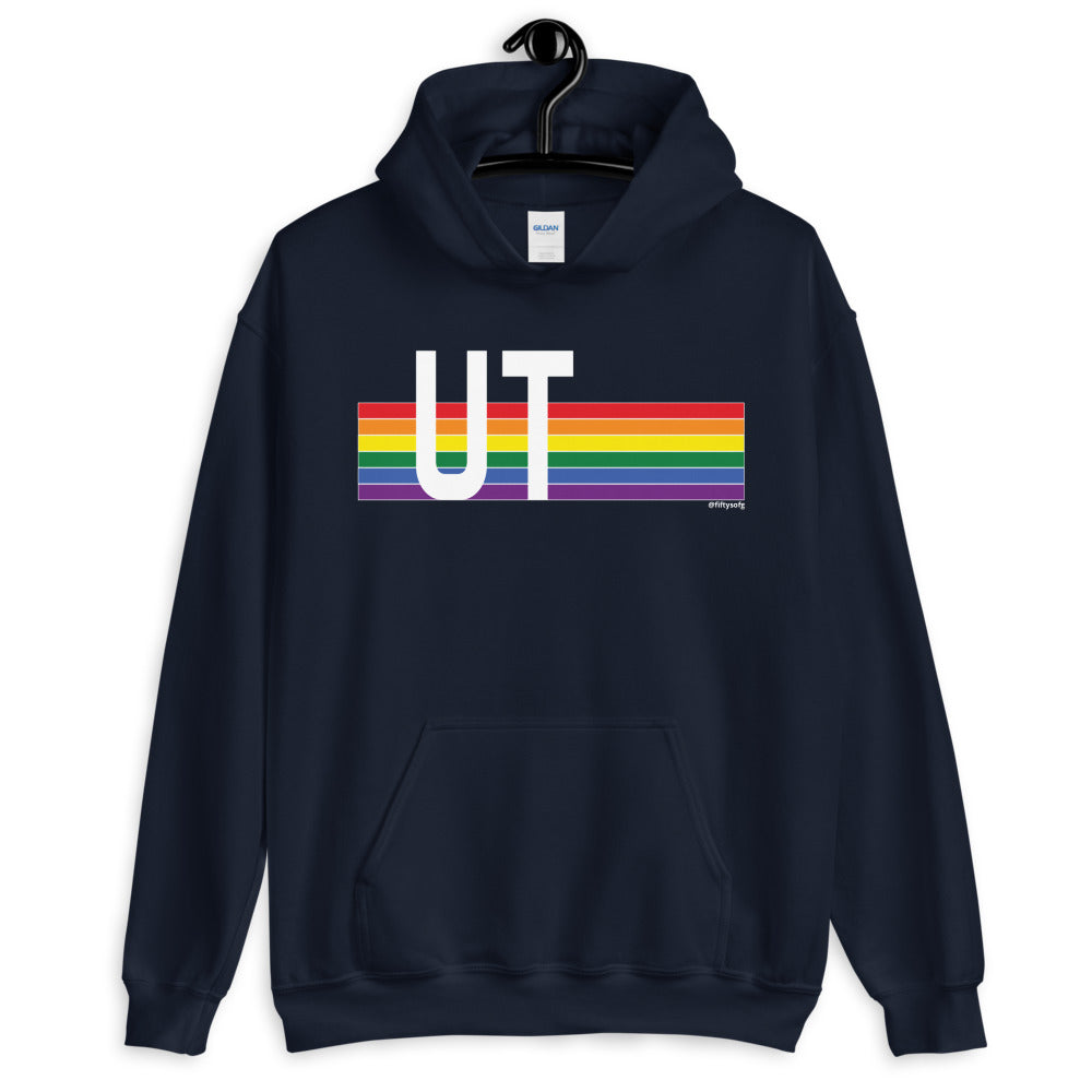 Utah Pride Retro Rainbow - Unisex Hoodie