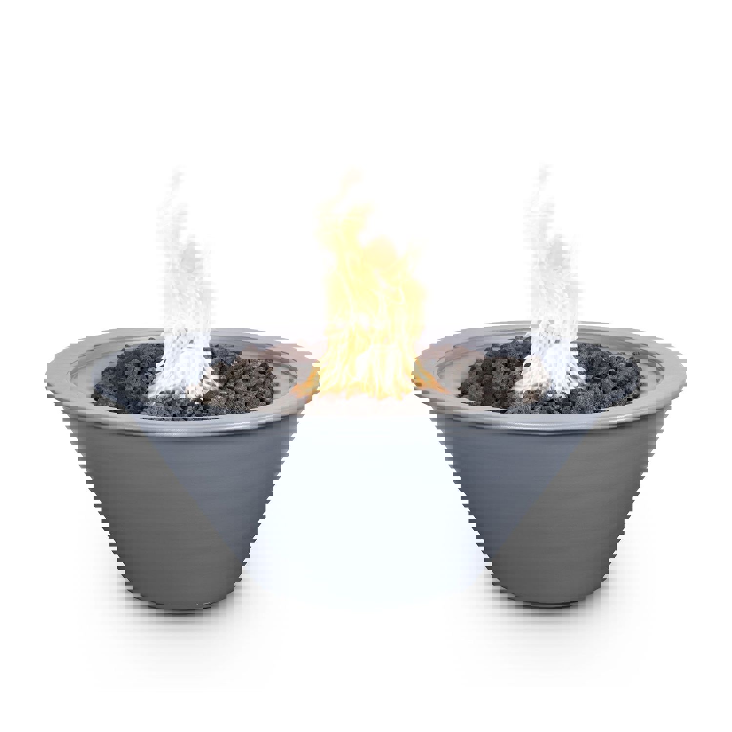 The Outdoor Plus Cazo Round Fire Bowl in Powder Coated Metal with Free Cover