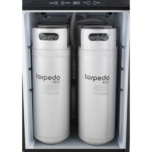 Komos® V2 Full Size Energy Efficient Wine Kegerator with Stainless Steel Intertap Faucets
