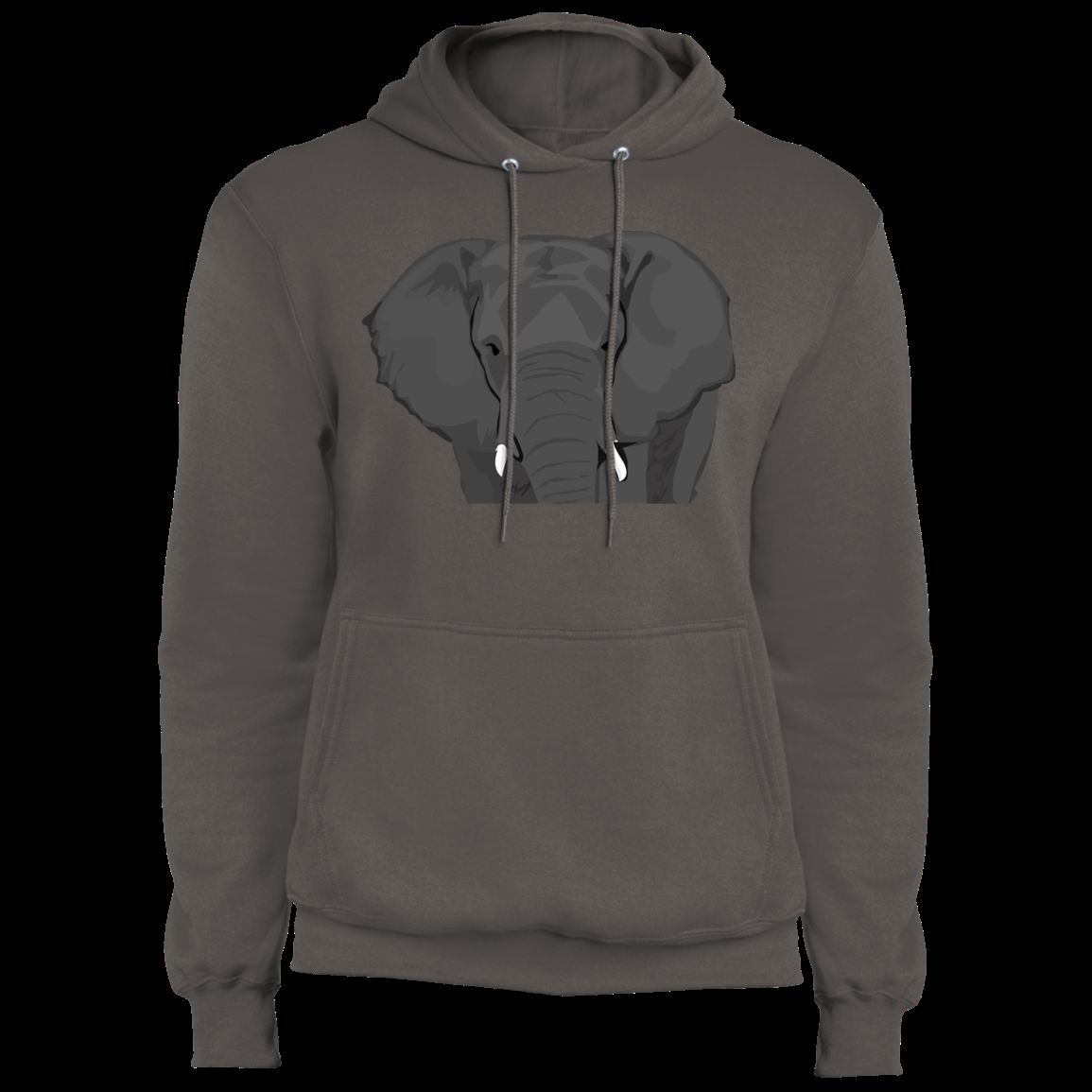 Elephant Fleece Pullover Hoodie