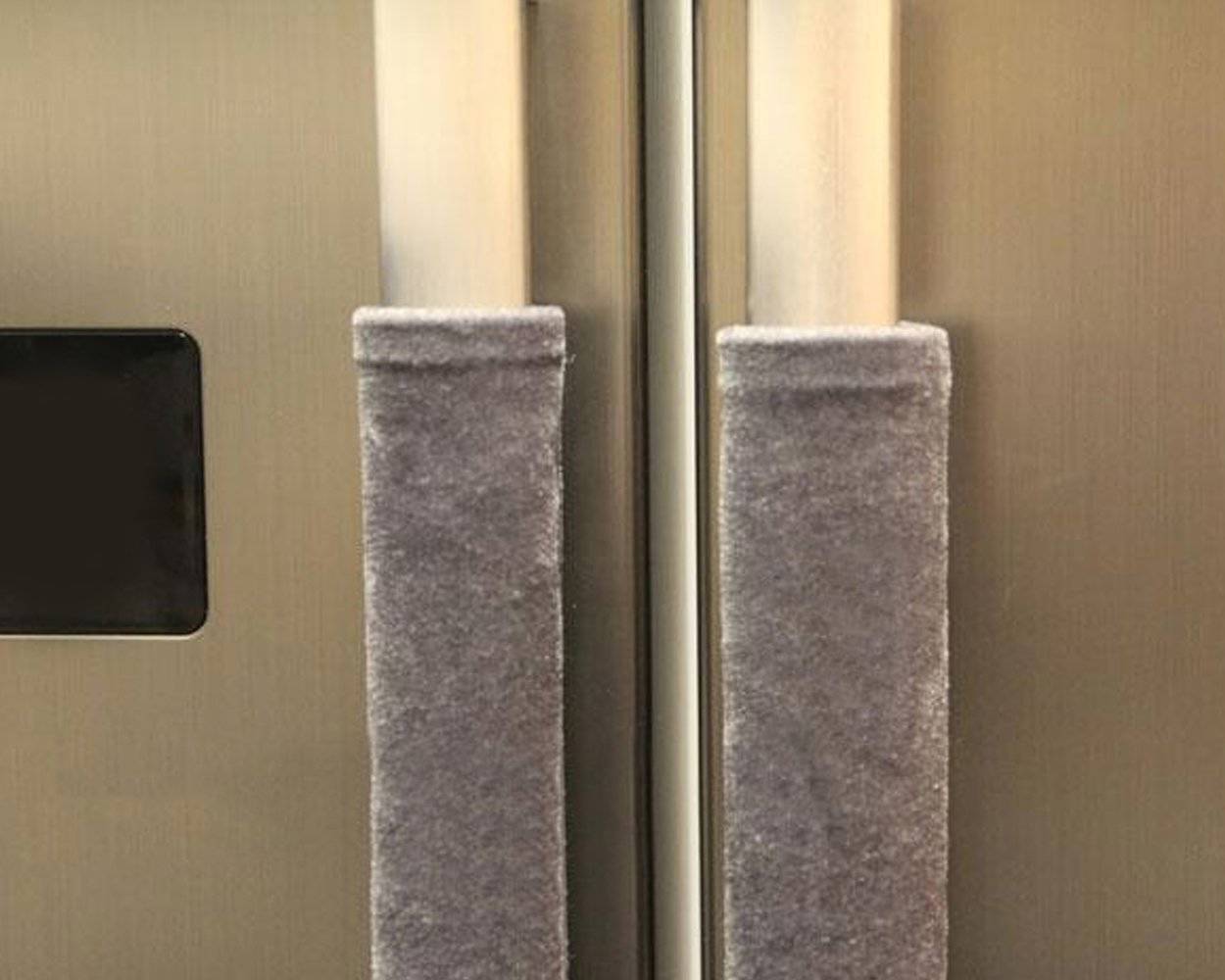 Refrigerator Handle Covers 1 Pair - Soft and Easy to Install